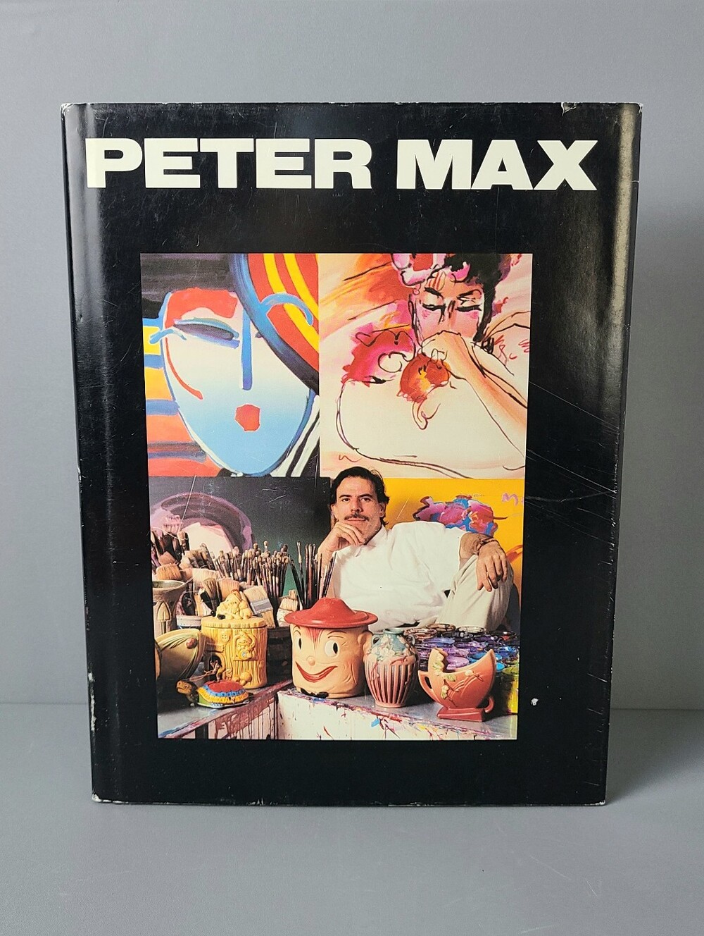 Peter Max L.D. Black 1989 First Edition Vintage Hardcover Book